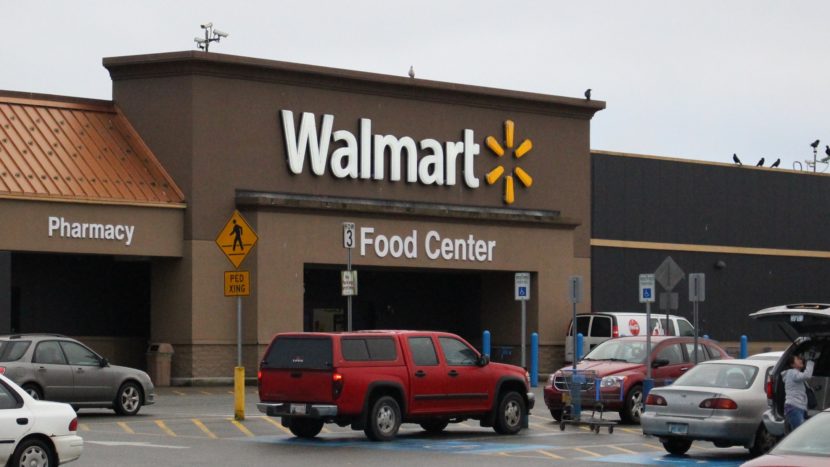 The Juneau Wal-Mart in January 2016, before it closed. It was previously a K-Mart store. (Photo by Elizabeth Jenkins/KTOO)