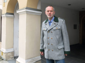 Branau am Inn Deputy Mayor Christian Schilcher says he worries the Austrian government's plan to seize Hitler's birth house from its elderly owner will "open Pandora's box" to more seizures of private property outside existing eminent domain laws. Soraya Sarhaddi Nelson/NPR