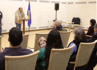 Ray Watson, Director of the Yukon Kuskokwim Ayagnirvik Healing Center, thanks all the employees who help guide patients toward recovery.