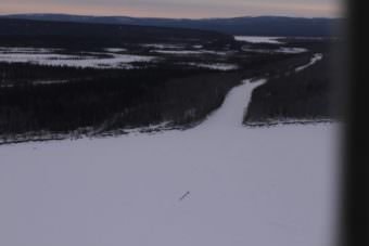The trail between Ruby and Galena.