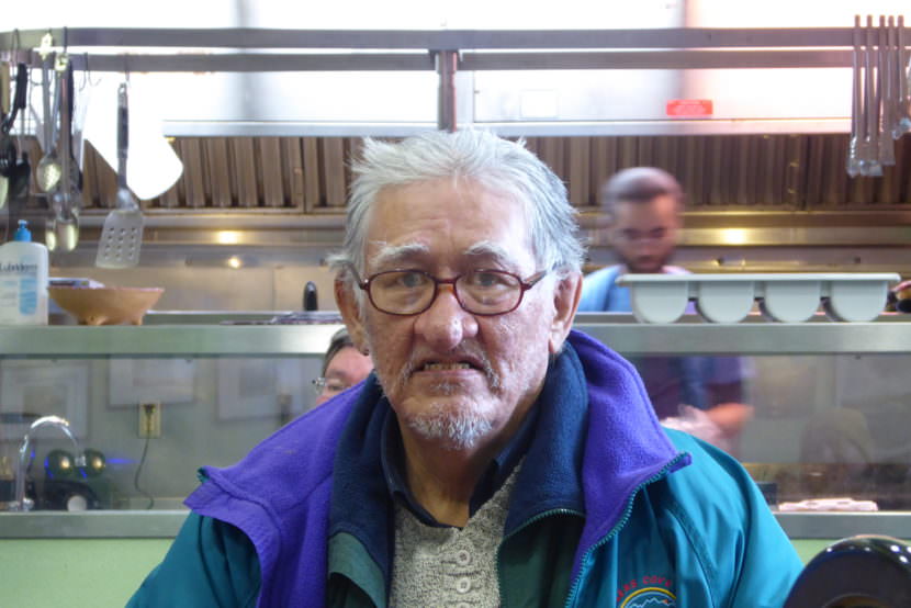 Charlie Joseph at the Glory Hole on Saturday.