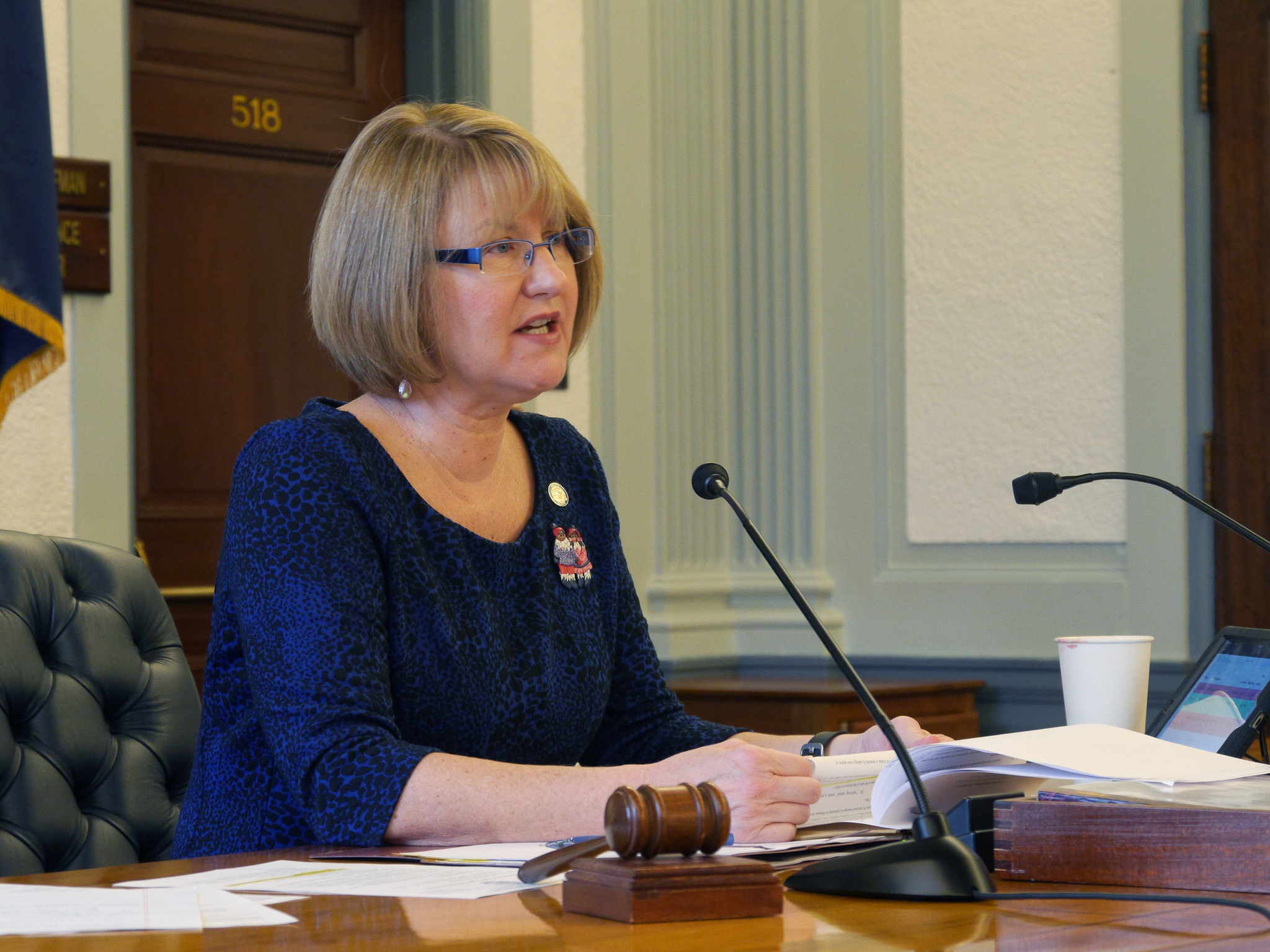 Sen. Anna MacKinnon, Co-Chair of the Senate Finance Committee, April 5, 2017. (Photo by Skip Gray/360 North)