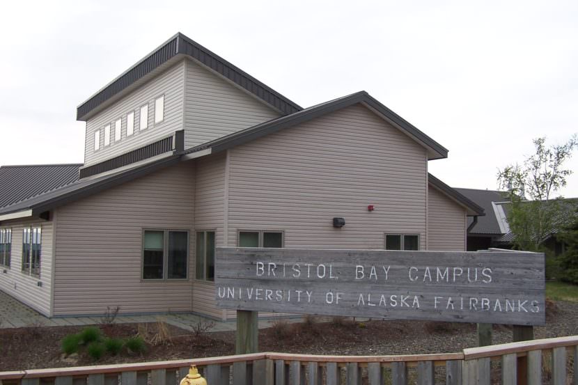 University of Alaska's community campuses, such as University of Alaska Fairbanks' Bristol Bay Campus in Dillingham, Alaska, could face dramatic changes as the university faces further funding cuts from the state. (Creative Commons photo by <a href="https://www.flickr.com/photos/jstephenconn/3633752706/in/photolist-6x6W5J-exCjS">J. Stephen Conn/Flickr</a>)
