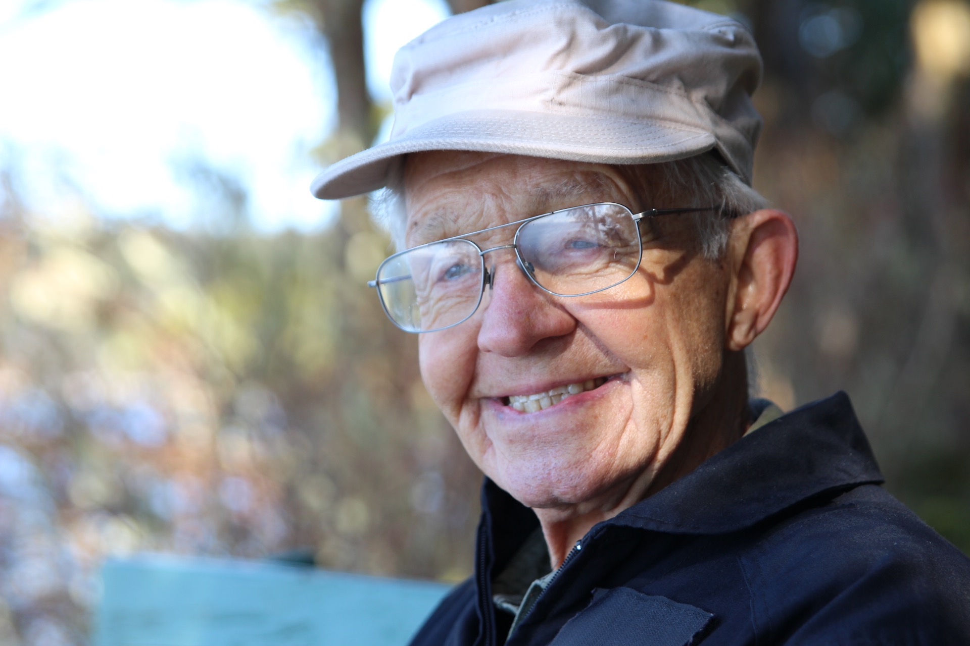 Frank Sharp, 85, a poet from Angoon, has a new book of poetry published in “Rhymes and Rhythms,” by the Island Institute. (Photo by Emily Russell/KCAW)