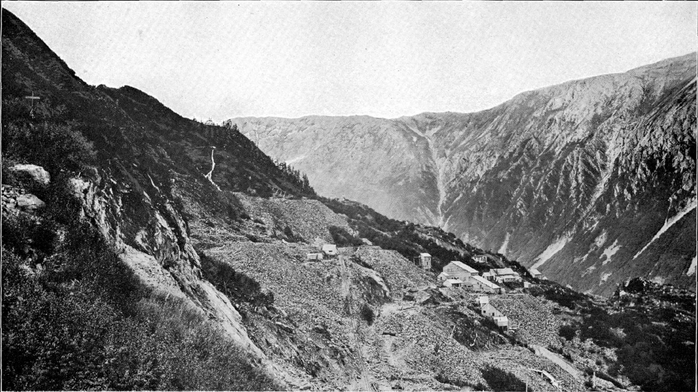 This public domain photo shows the Alaska Juneau Gold Mine and Mill along Gold Creek. (Photo by Arthur C. Spencer, USGS Bulletin 287, The Juneau Gold Belt, Alaska, via Wikimedia Commons)This public domain photo shows the Alaska Juneau Gold Mine and Mill along Gold Creek. (Photo by Arthur C. Spencer, USGS Bulletin 287, The Juneau Gold Belt, Alaska, via Wikimedia Commons)