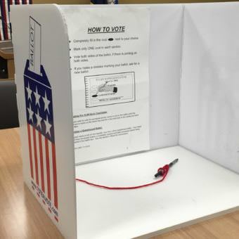 Homer election. (Photo by Shahla Farzan/KBBI)