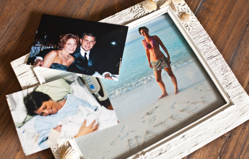 Photographs of Lauren and Larry in the Bloomstein's home in New Jersey.