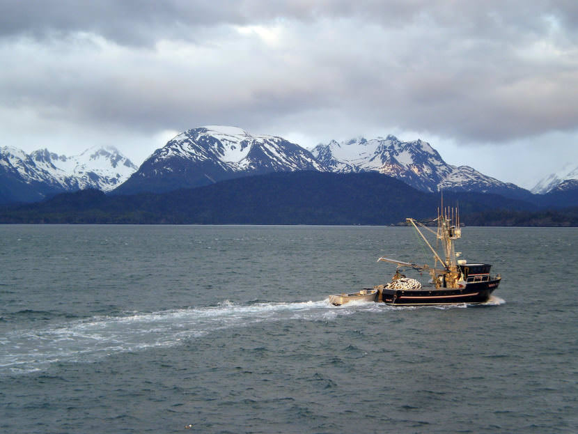 Fishing Boat in Kachemak Bay.