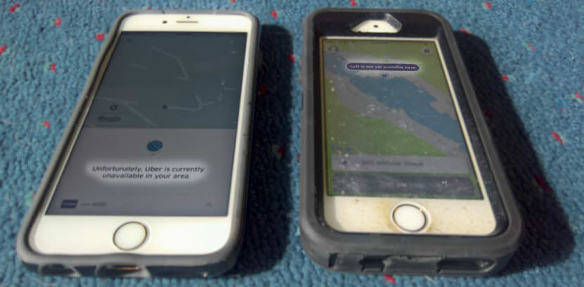 Uber and Lyft ridesharing is unavailable in Juneau.