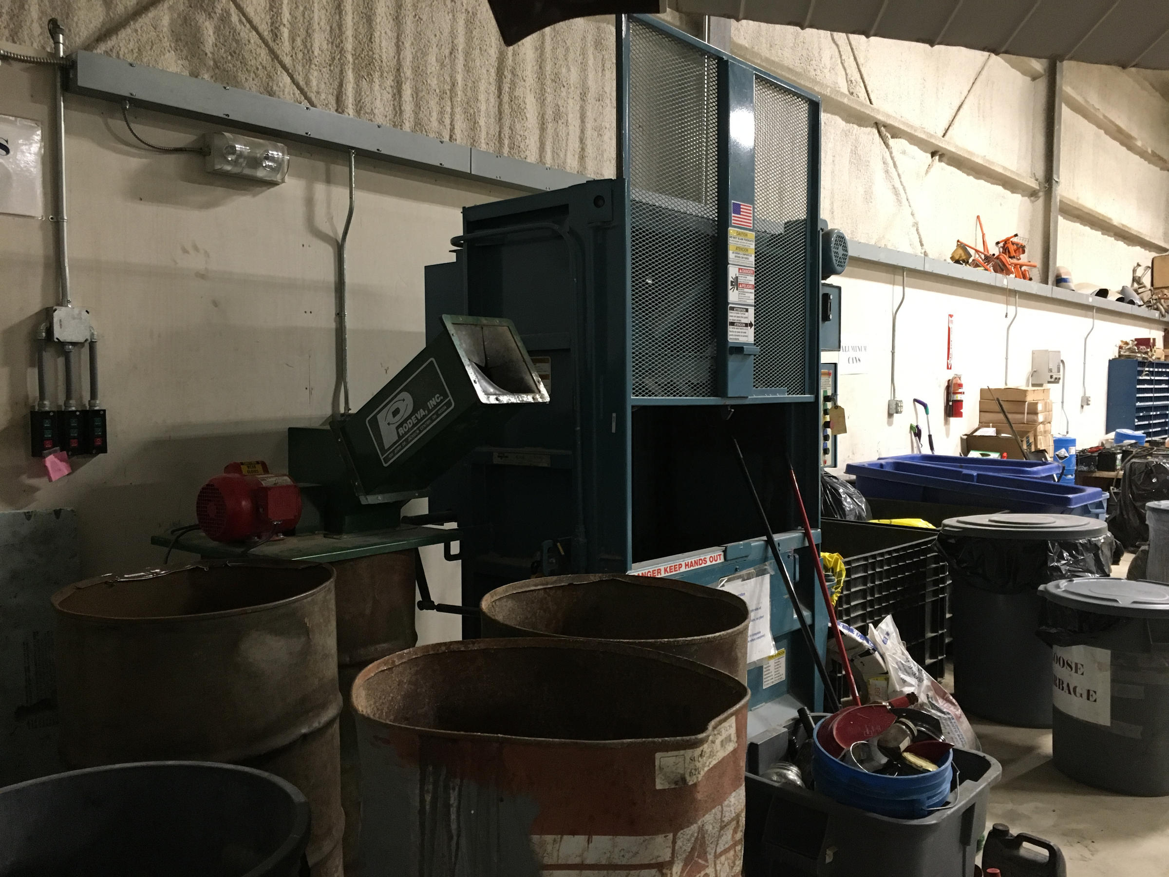 Igiugig's recycling center (Photo courtesy of Stacy Hill)