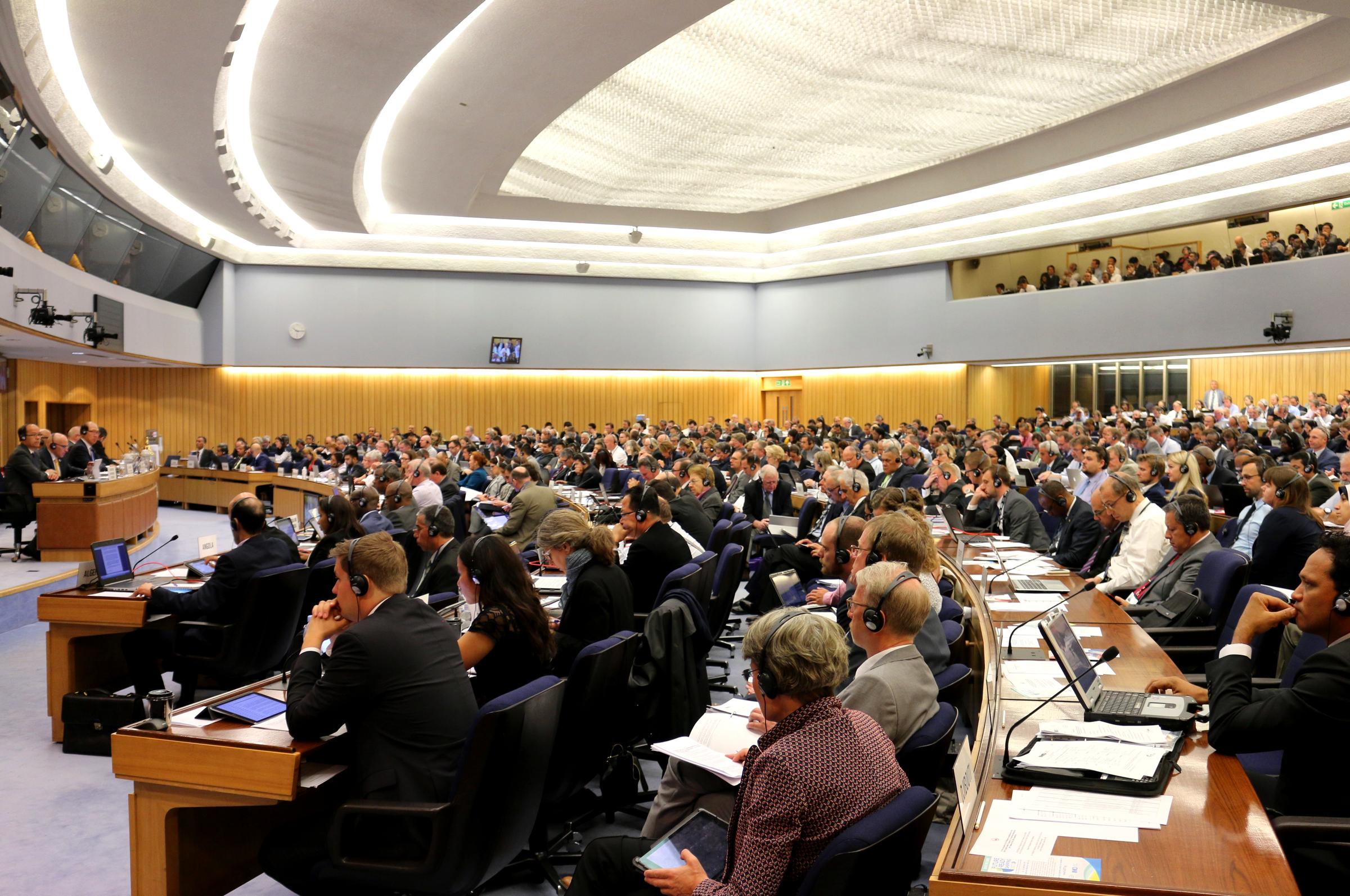 The Marine Environmental Protection committee met in London the first week in July. (Photo courtesy International Maritime Organization)