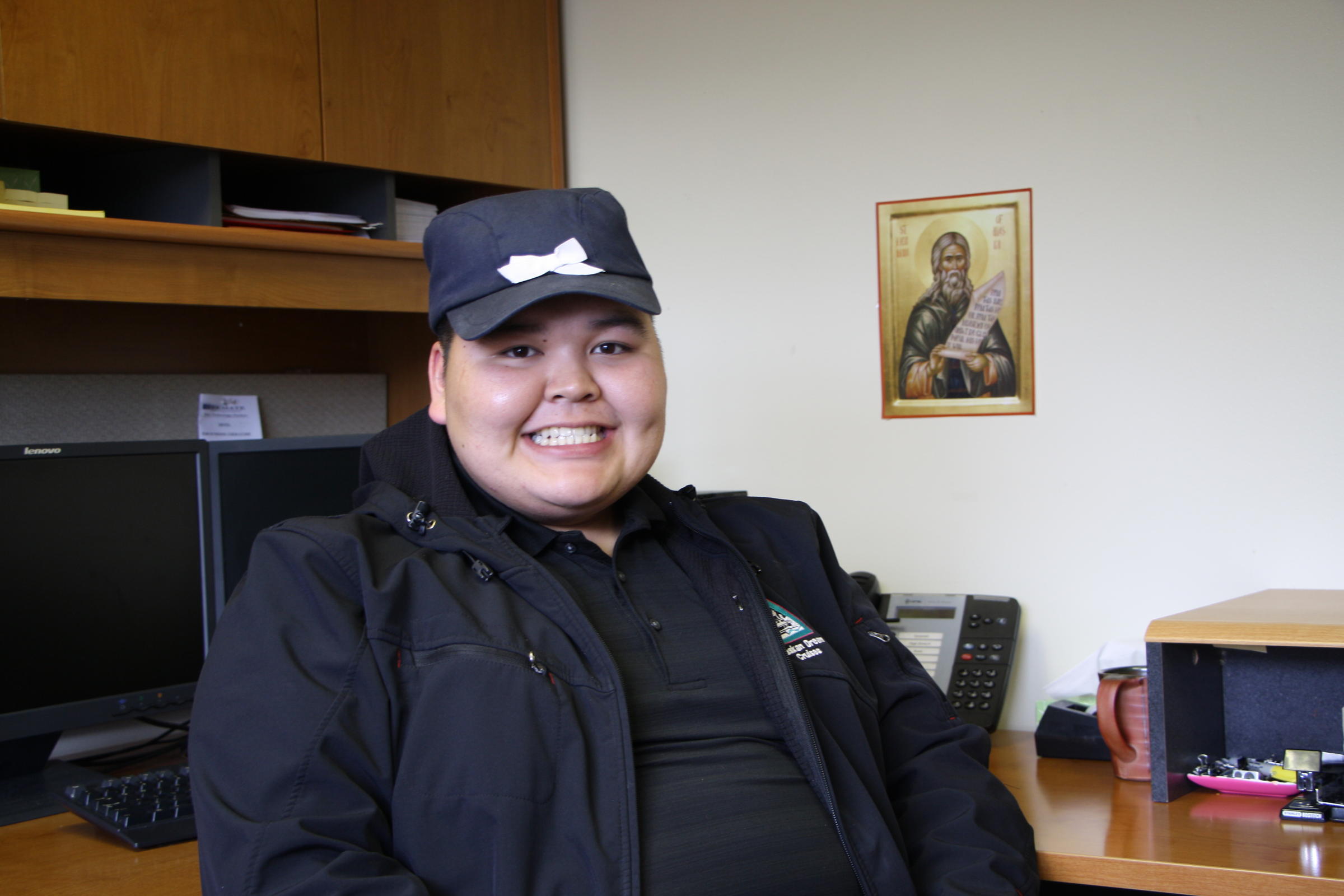 Jalen Konukpeok, 18, learned four languages fluently before graduating Mount Edgecomb High School in May. (Photo by Avery Lill/KDLG)