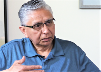 Paul Marks, Khinkaduneek of the Lukaaxh.ádi clan, is among the culture bearers in the film. 