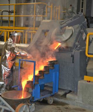The Brucejack Mine pours its first gold bar in June of 2017. The mine is about 25 miles from the Alaska border. (Photo courtesy Pretivm Resources)