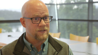 Robert Foy directs the Alaska Fisheries Science Center's Kodiak Laboratory. (Photo by Eric Keto / Alaska's Energy Desk)