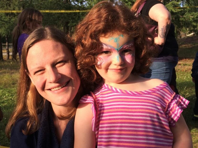 Jill Yordy and her daughter Raven, 5, are waiting for an application for Denali KidCare to be completed. The family is moving to Colorado. (Photo courtesy Jill Yordy)