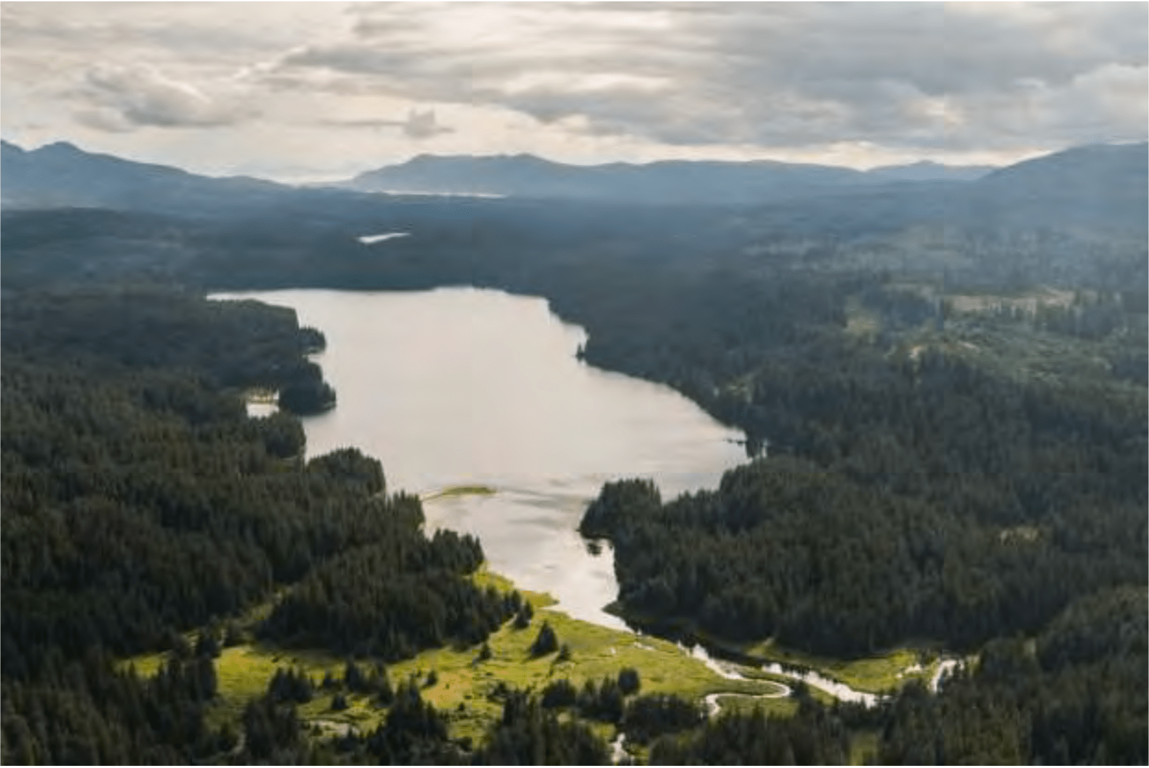 Portage Lake, Afognak Island. (Photo courtesy Great Land Trust)