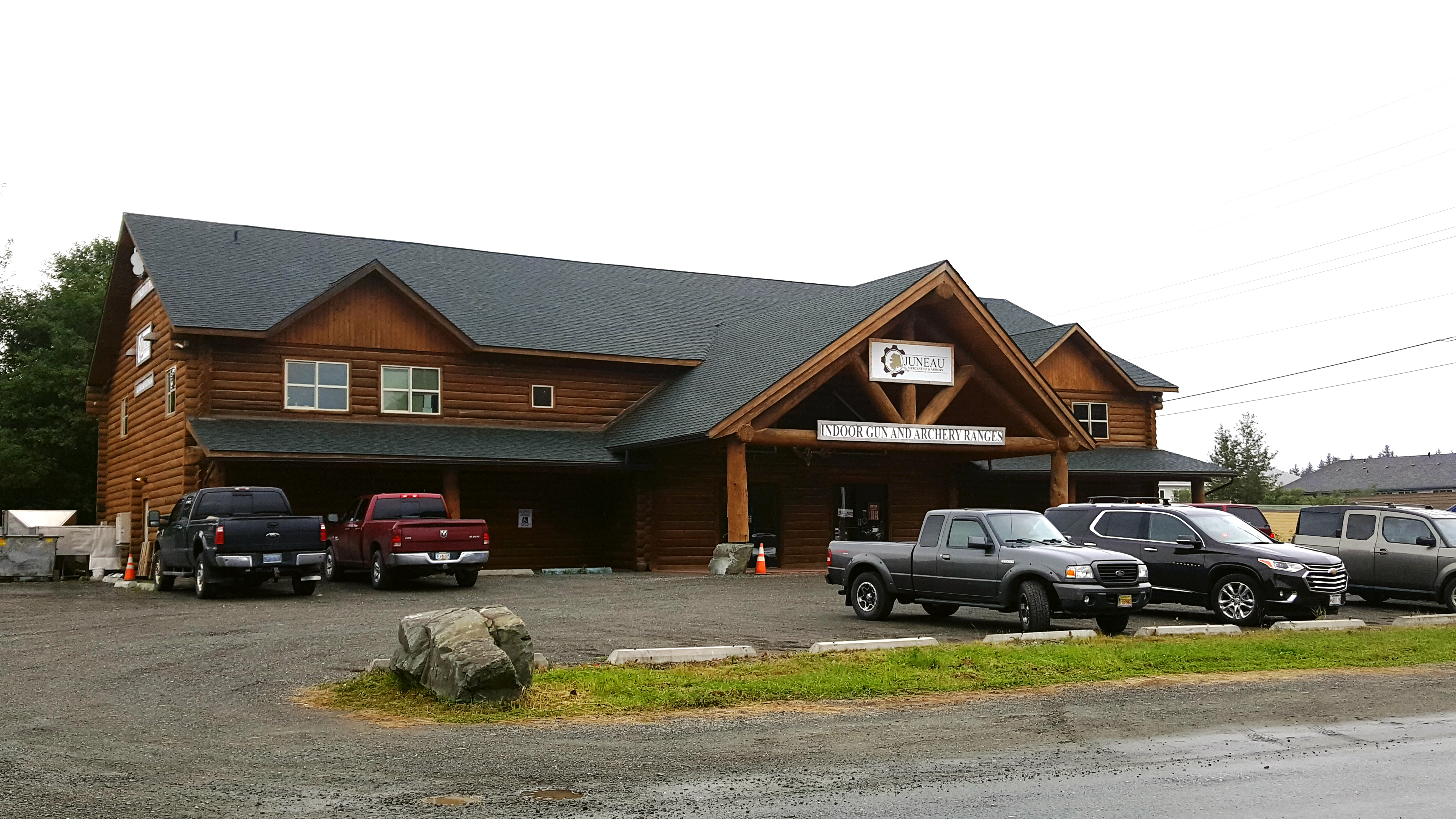 Juneau Mercantile and Armory, pictured here Sunday, Aug. 12, 2018, was the sight of a death investigation Saturday. (Photo by Tripp J Crouse/KTOO)