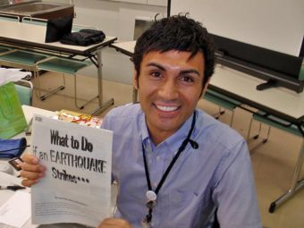 New Zealander Kaleb Urike used social media to let people know he survived last year's Japanese earthquake and tsunami. (Photo by Tom Banse)