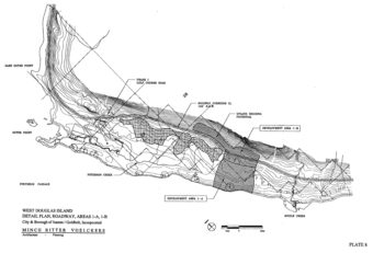West Douglas Island detail plain for the roadway and areas 1-A and 1-B.