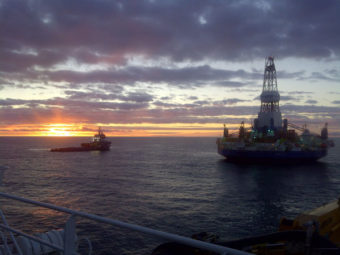 In 2012 Shell explored wells in the Chukchi and Beafort Sea. At the end of the season, the Kulluk drilling rig later grounded while being towed south.