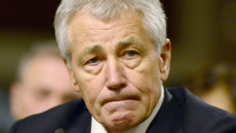 Former Sen. Chuck Hagel, R-Neb., who has been nominated to be the next secretary of defense. Ron Sachs /DPA /LANDOV