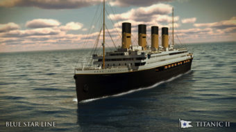 An artist's image of the Titanic II. Blue Star Line/UPI /Landov