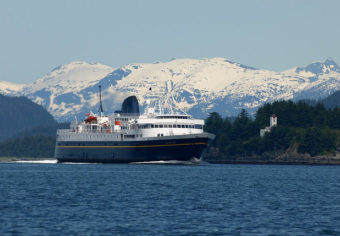 The Malaspina returns from Skagway.