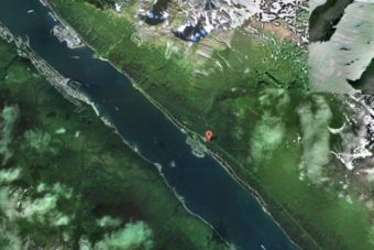 Map: Sheep Creek is south of Juneau, along Thane Road.