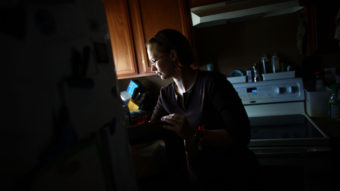 Jamie Livingston was sexually abused while serving in the Navy. She now lives in El Paso, Texas. David Gilkey/NPR