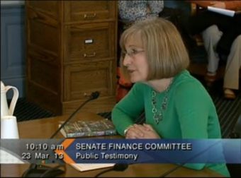 Sandy Parnell testifying