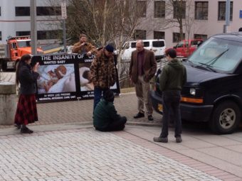 abortion protest
