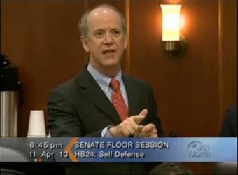 Sen. Hollis French argued against the measure, saying the current law is strong enough.