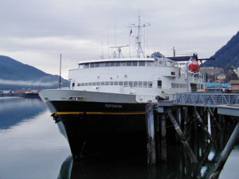 Tustemena in downtown Juneau.