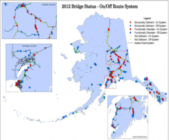 Map of Alaska's Bridges