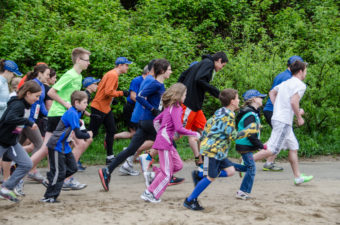 More than a 100 participants ran or walked the course.
