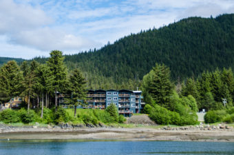 Auke Towers sits adjacent to the planned improvements