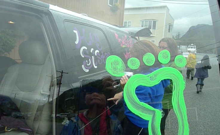 Decorating cars for the Klondike