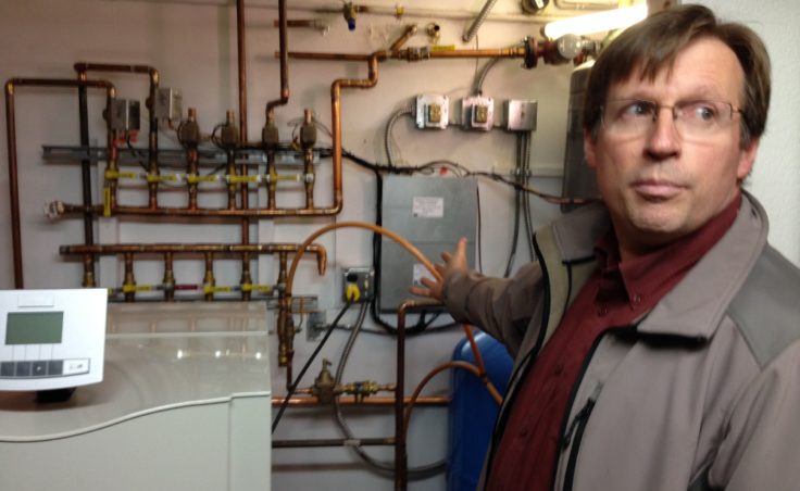 Bob Deering home wood boiler