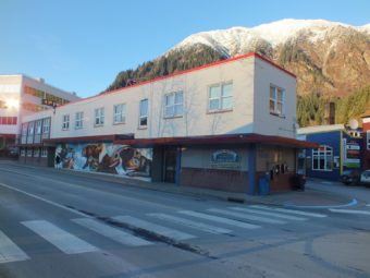 Juneau City Hall sunny winter day
