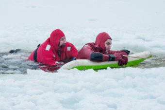 ice safety demonstration