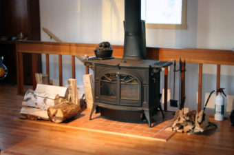 Wood stove (Photo by Christen Bouffard)