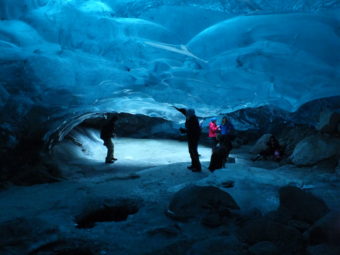 Mendenhall Glacier ice cave