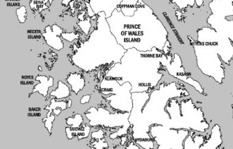 Map: Prince of Wales Island.