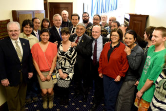 Alaska Native languages supporters
