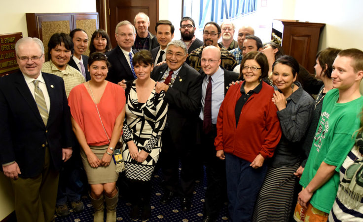 Alaska Native languages supporters