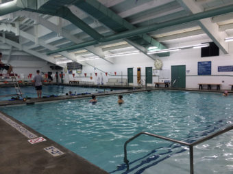 The Augustus Brown facility includes two pools, a sauna and an exercise area. (Photo by Aaron Russell)