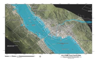Downtown and West Juneau FEMA flood maps 2013