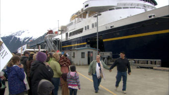 Skagway dock 5/5/13 Malaspina