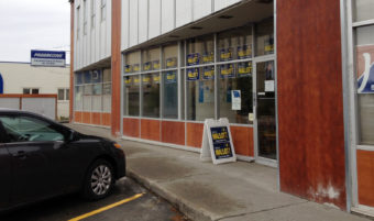 A laptop was taken from Byron Mallot's Anchorage campaign office. (Photo courtesy APRN)